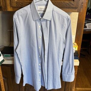 Charles Tyrwhitt Blue Checkered Dress Shirt